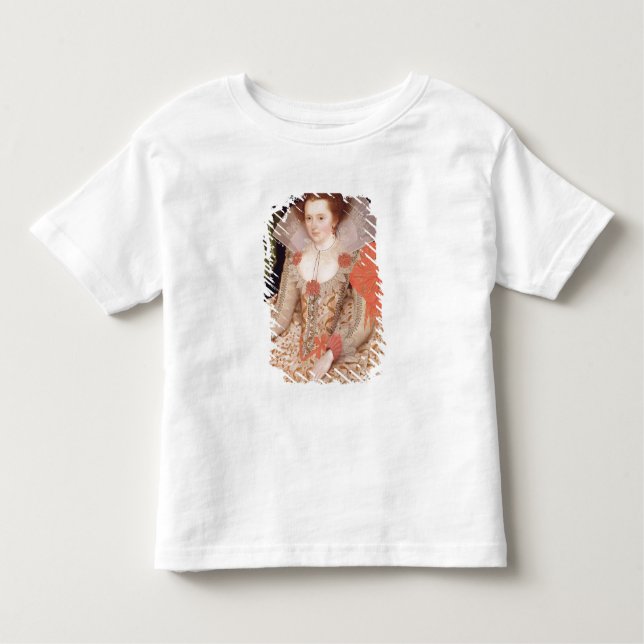 Camiseta De Bebé Princesa Isabel, hija de James I, 1612 (Anverso)