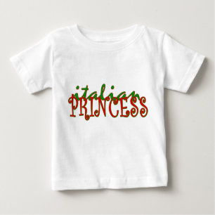 Camiseta De Bebé Princesa italiana