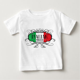 Camiseta De Bebé Princesa italiana Shirt