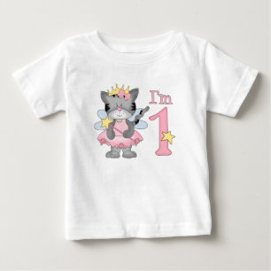 Camiseta De Bebé Princesa Kitty Primer Cumpleaños