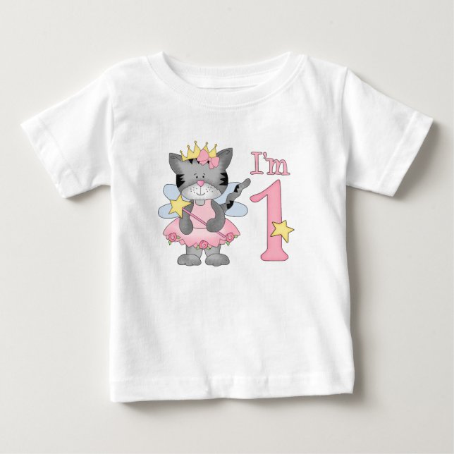 Camiseta De Bebé Princesa Kitty Primer Cumpleaños (Anverso)