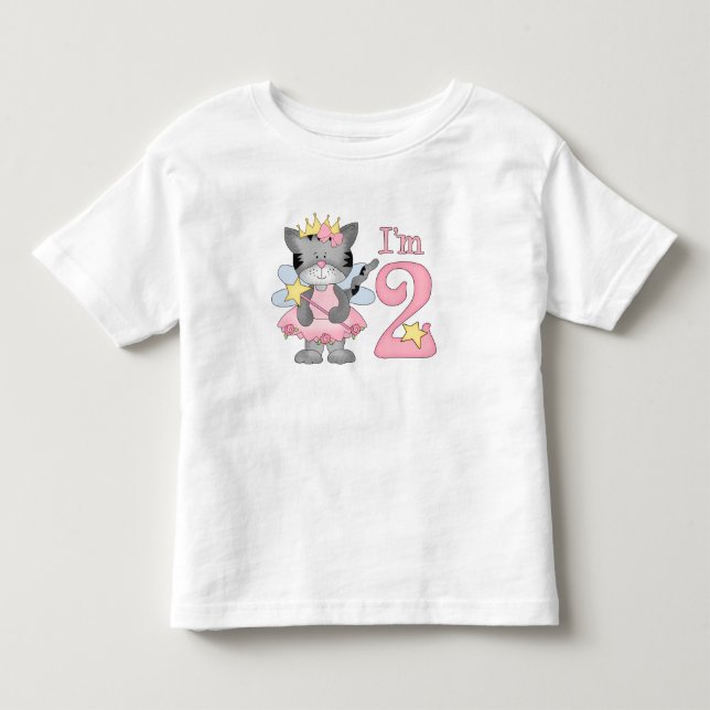 Camiseta De Bebé Princesa Kitty, segundo cumpleaños (Anverso)