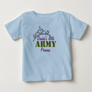 Camiseta De Bebé Princesa militar pequeña