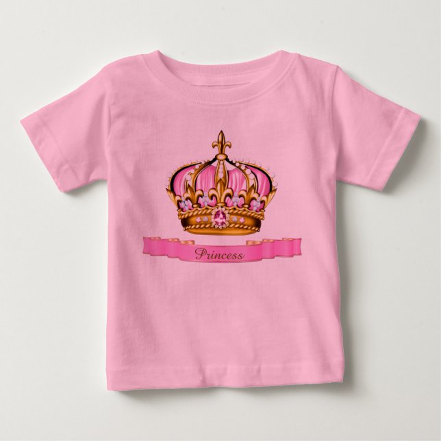 Camiseta De Bebé Princesa Niña Bebé (Anverso)