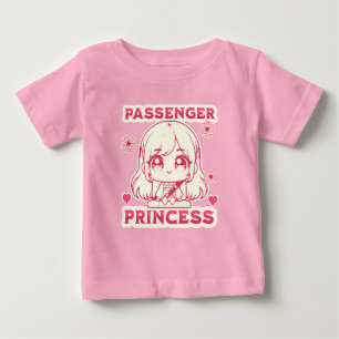 Camiseta De Bebé Princesa Pasajera