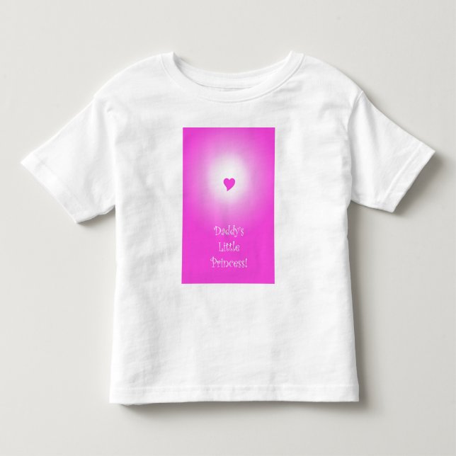 Camiseta De Bebé princesa pequeña de daddys (Anverso)