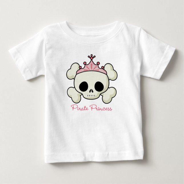 Camiseta De Bebé Princesa pirata (Anverso)