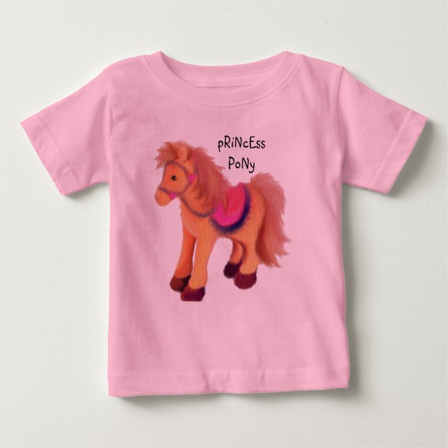 Camiseta De Bebé Princesa Pony (Anverso)