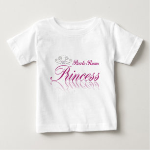 Camiseta De Bebé Princesa puertorriqueña
