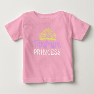 Camiseta De Bebé Princesa rabieta