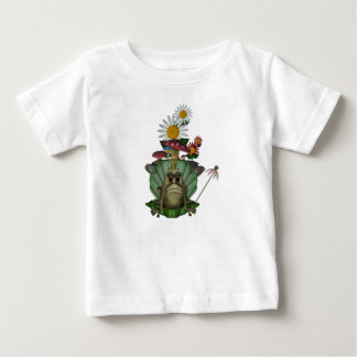 Camiseta De Bebé Princesa Rana Hongos Flores