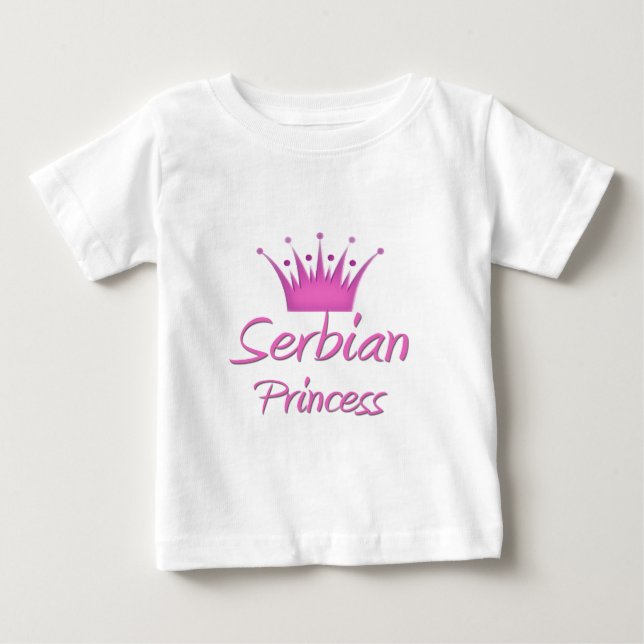 Camiseta De Bebé Princesa serbia (Anverso)