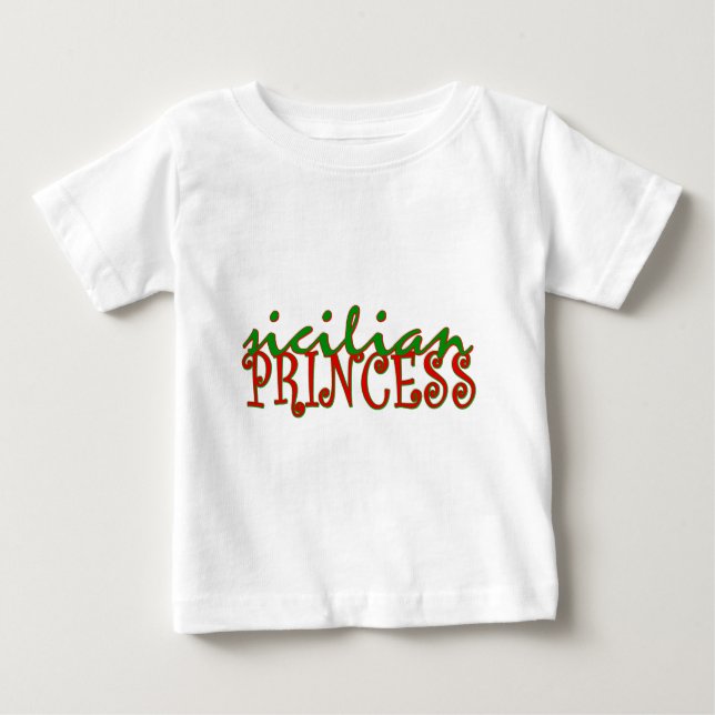 Camiseta De Bebé Princesa Siciliana (Anverso)