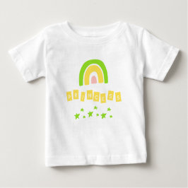 Camiseta De Bebé Princesa Verde Arcoiris Estrella Bebé Chica Camise