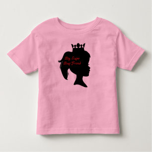 Camiseta De Bebé Princess Big Sister Mejor Amigo