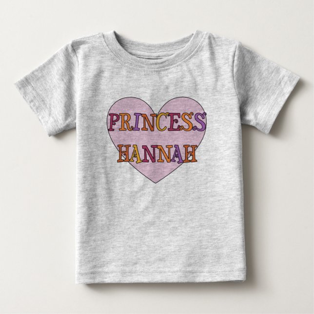 Camiseta De Bebé Princess Hannah (Anverso)