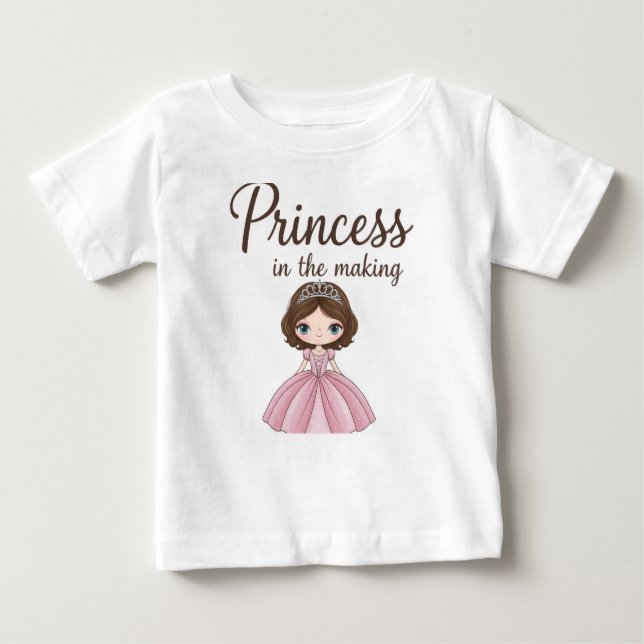Camiseta De Bebé Princess in the making -  (Anverso)