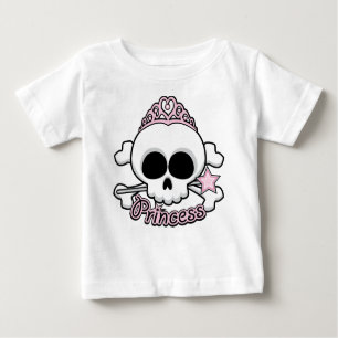Camiseta De Bebé Princess Skull