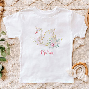 Camiseta De Bebé Princess Swan