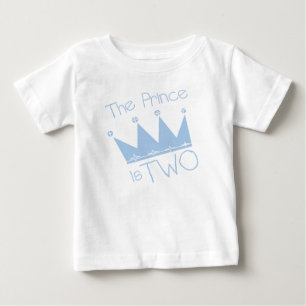 Camiseta De Bebé Príncipe 2do cumpleaños
