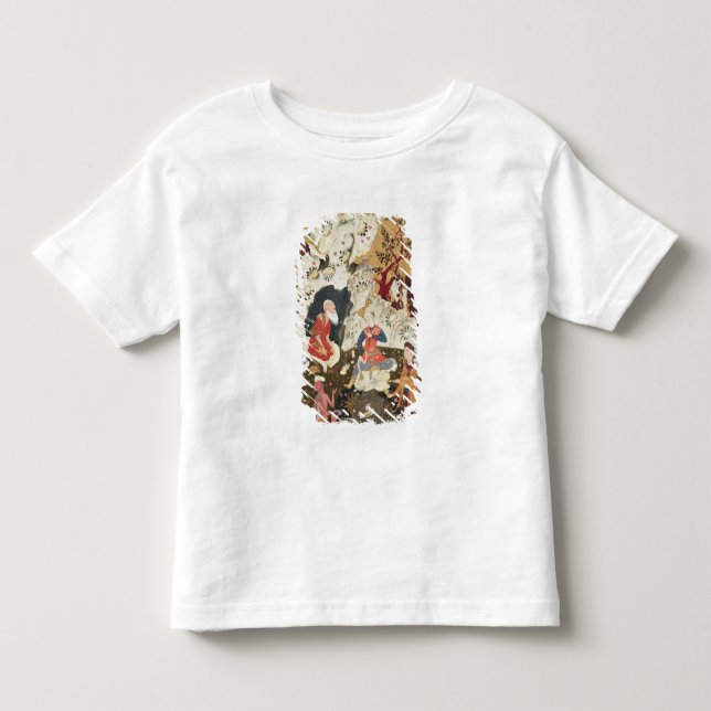 Camiseta De Bebé Príncipe visitando un asceta (Anverso)