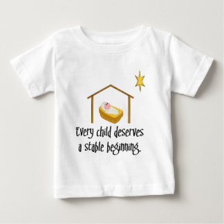 Camiseta De Bebé Principio estable