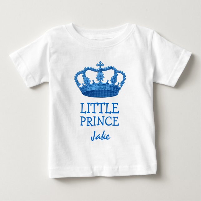 Camiseta De Bebé Principito con corona V23A (Anverso)