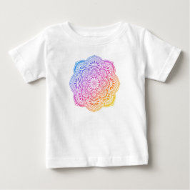 Camiseta De Bebé Prism Flower Mandala Baby and Toddler T-Shirt
