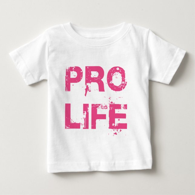 Camiseta De Bebé Pro Life (Anverso)