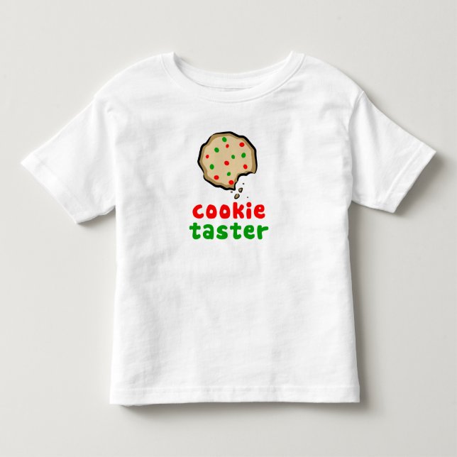 Camiseta De Bebé Probador de la galleta (Anverso)