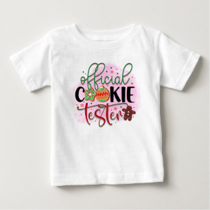 Camiseta De Bebé Probador Oficial de Galletas de Navidad