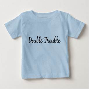Camiseta De Bebé Problema doble (gemelos)