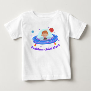 Camiseta De Bebé Problemas de ovnis infantiles