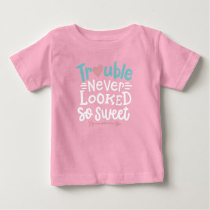 Camiseta De Bebé Problemas que nunca parecían tan dulces