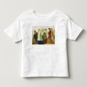 Camiseta De Bebé Procesión de caracteres de Shakespeare (aceite