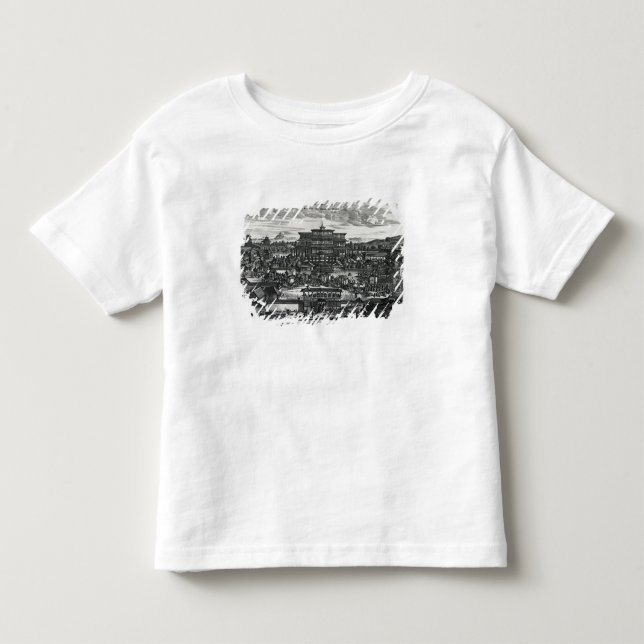 Camiseta De Bebé Procesión de Macao, un ilustracion (Anverso)