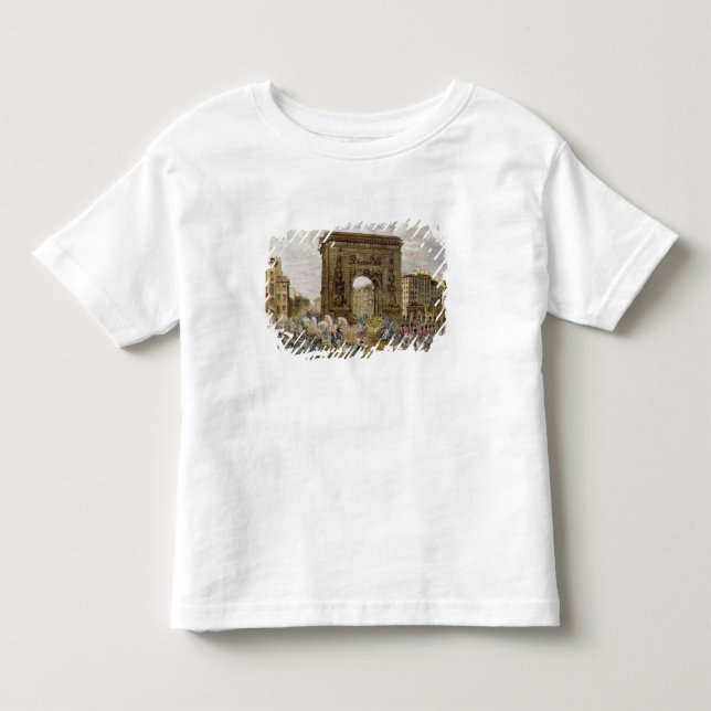 Camiseta De Bebé Procesión de papa Pío VII en París (Anverso)