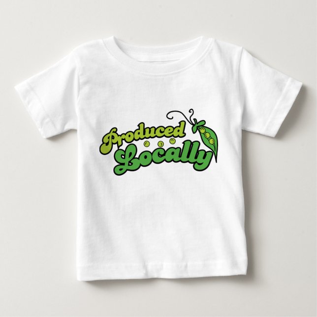 Camiseta De Bebé Producido localmente (Anverso)