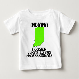 Camiseta De Bebé ¿Profesional fiscal certificado Hoosier de Indiana