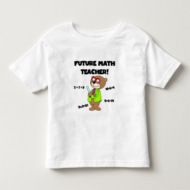 Camiseta De Bebé Profesor de matemáticas futuro (Anverso)