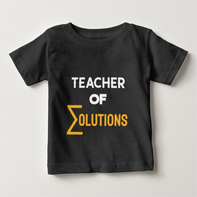 Camiseta De Bebé Profesora de Direcciones de Matemáticas de Álgebra (Anverso)