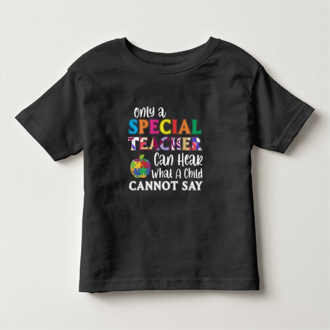 Camiseta De Bebé Profesora de Educación Especial Niños Conscientes (Anverso)