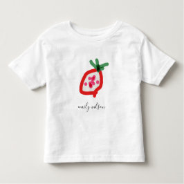 Camiseta De Bebé Profesora moderna de escuela infantil sacó fruta d