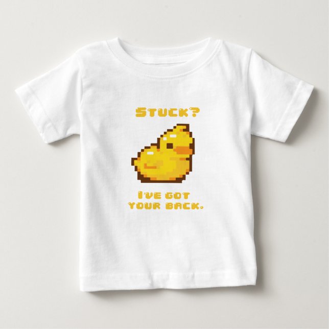 Camiseta De Bebé Programación Ducky de goma (Anverso)