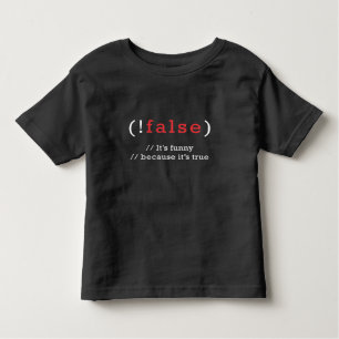 Camiseta De Bebé Programador !Codificación de programación falsa de