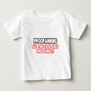 Camiseta De Bebé Programando... Niños de Guay