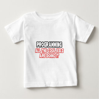 Camiseta De Bebé Programando... Niños de Guay