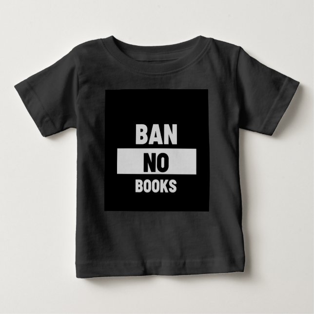 Camiseta De Bebé Prohibición de libros (Anverso)