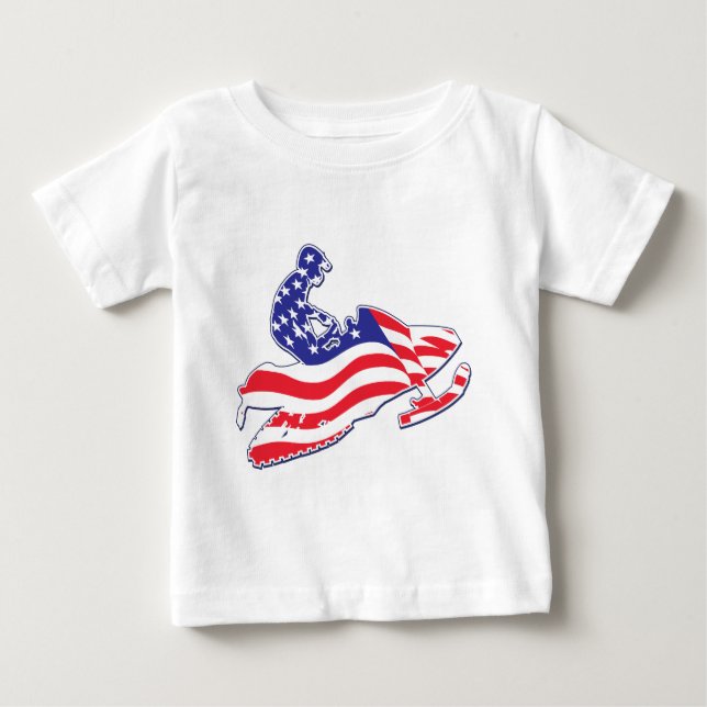 Camiseta De Bebé Prolongador patriótico (Anverso)