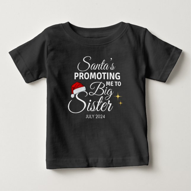 Camiseta De Bebé Promoción especial de hermanas grandes de sorpresa (Anverso)